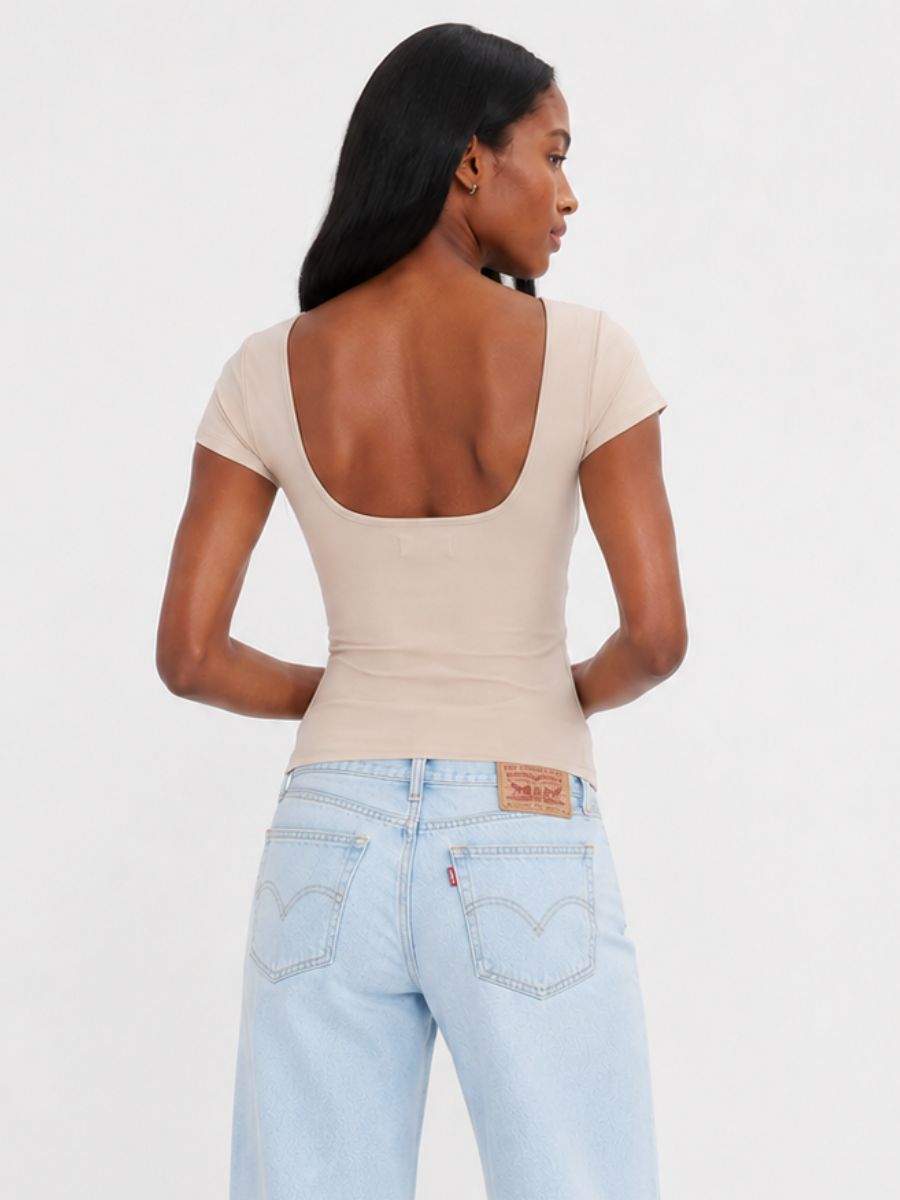 FORM STUDIO Brida Open Neck Top