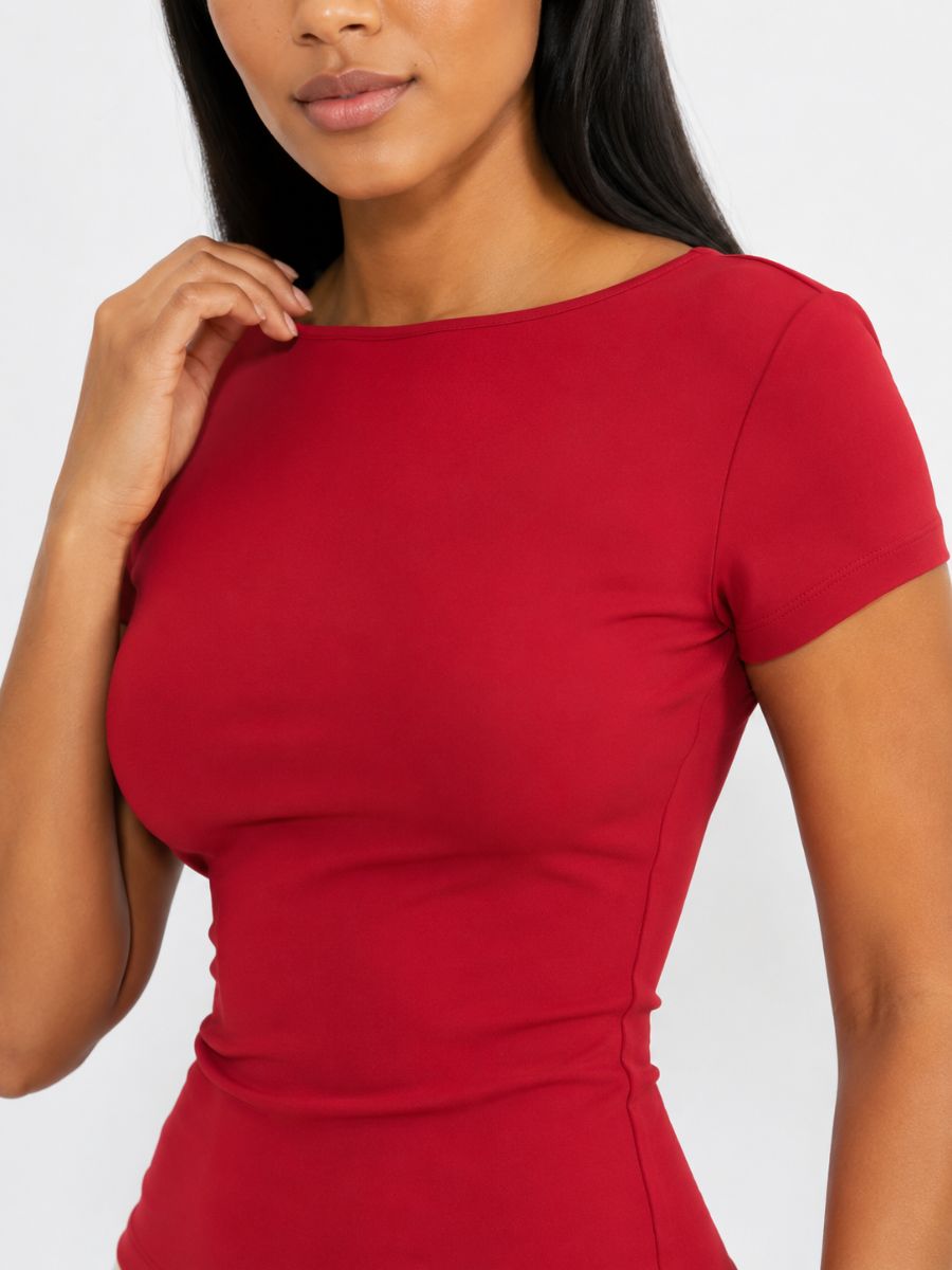 FORM STUDIO Brida Open Neck Top