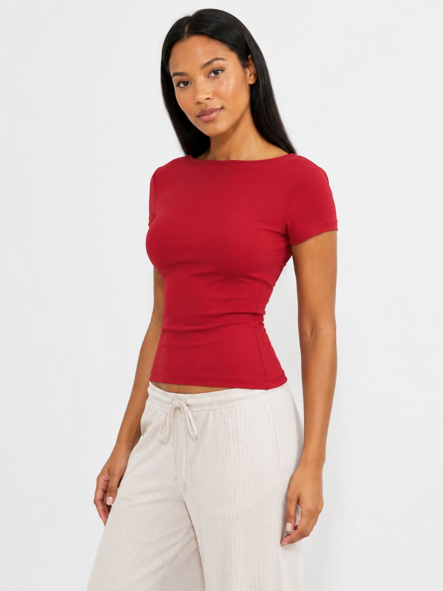 FORM STUDIO Brida Open Neck Top