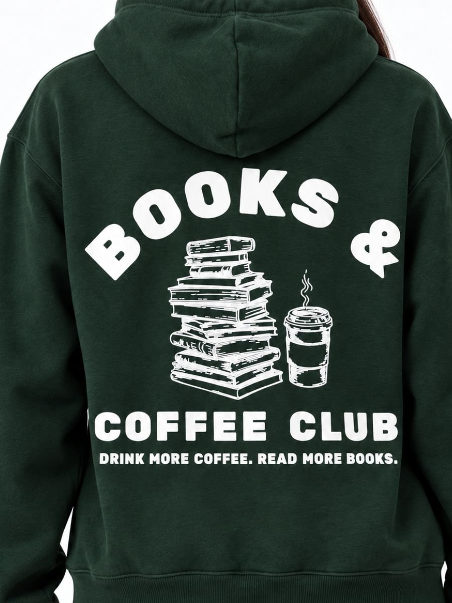 Books & Coffee Hoodie