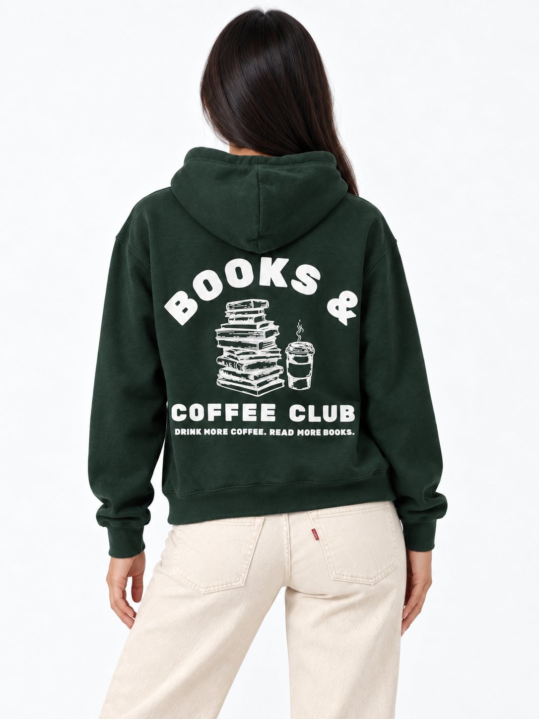 Books & Coffee Hoodie