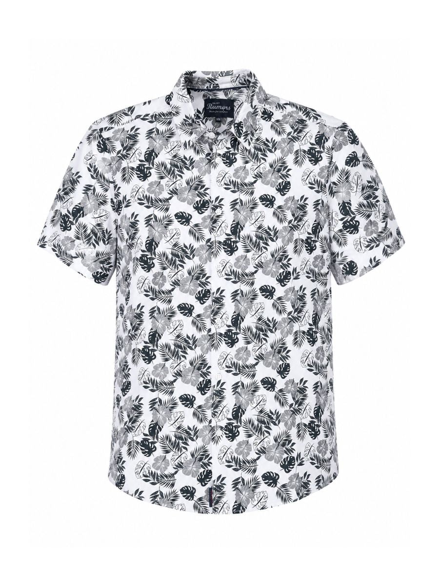 Brad Short Sleeve All Over Print Knit Shirt