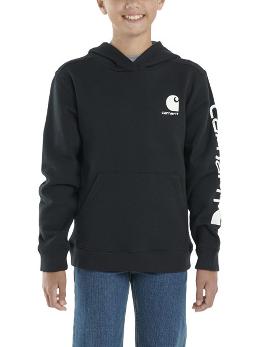 Carhartt Youth Sleeve Logo Pullover Hoodie