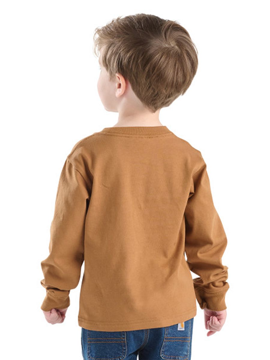 Carhartt Toddler Long Sleeve Graphic Pocket Tee