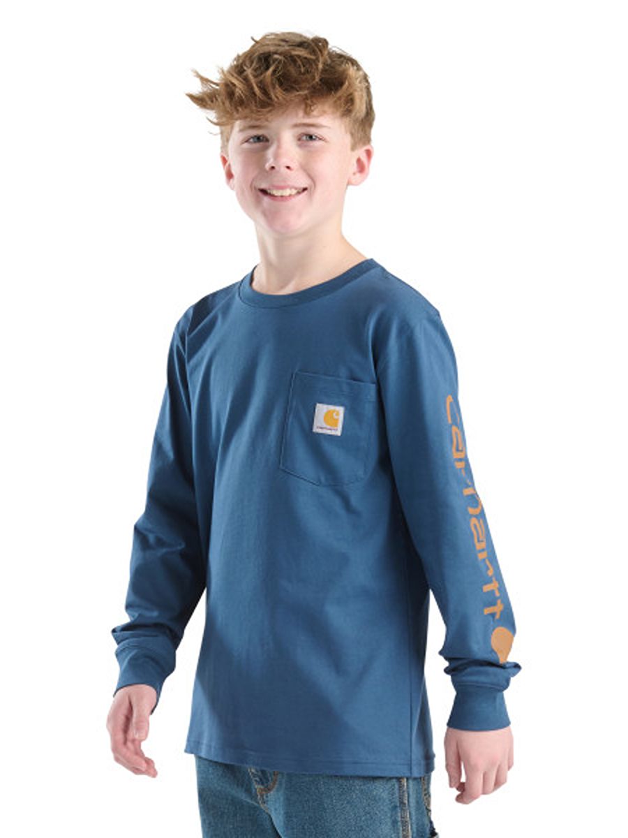 Carhartt Kids Long Sleeve Graphic Pocket Tee