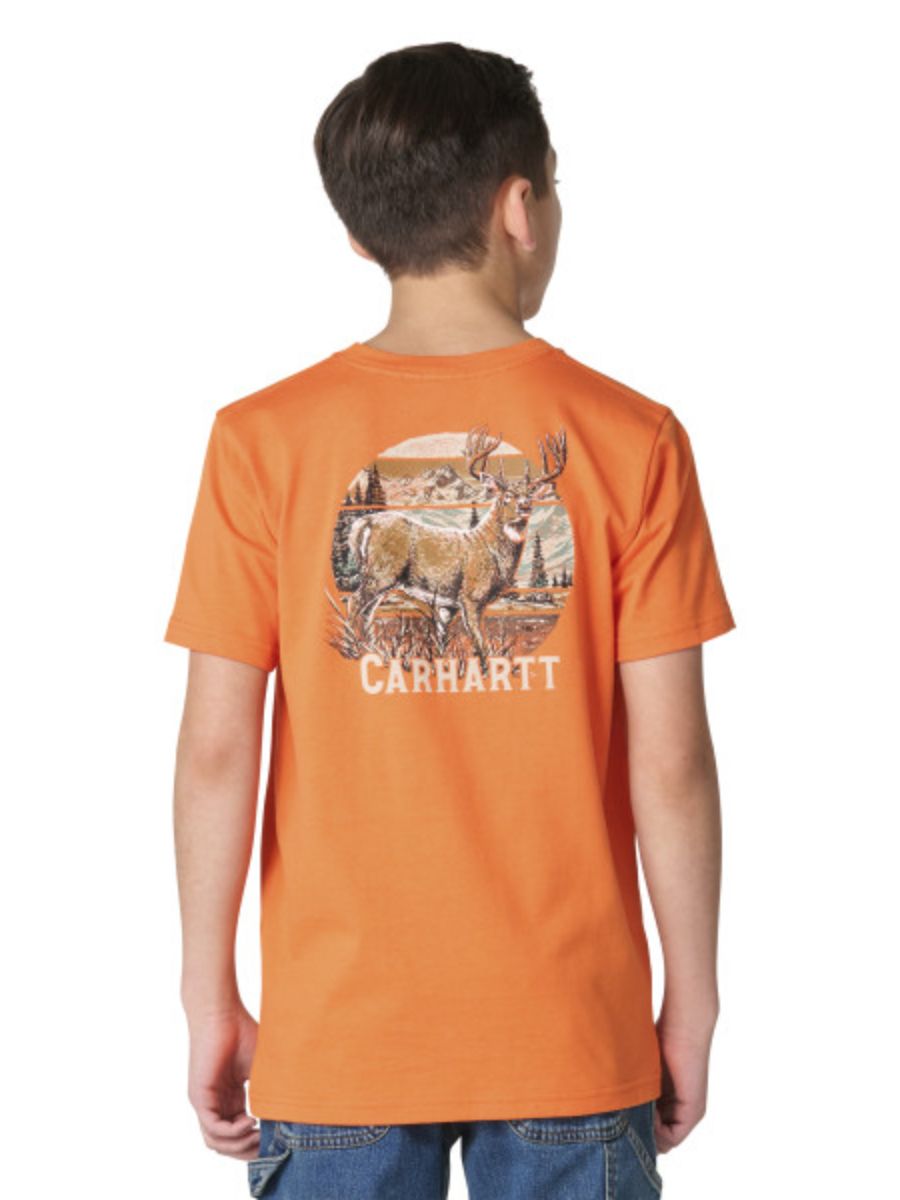 Carhartt Kids Short Sleeve Deer Pocket T-Shirt