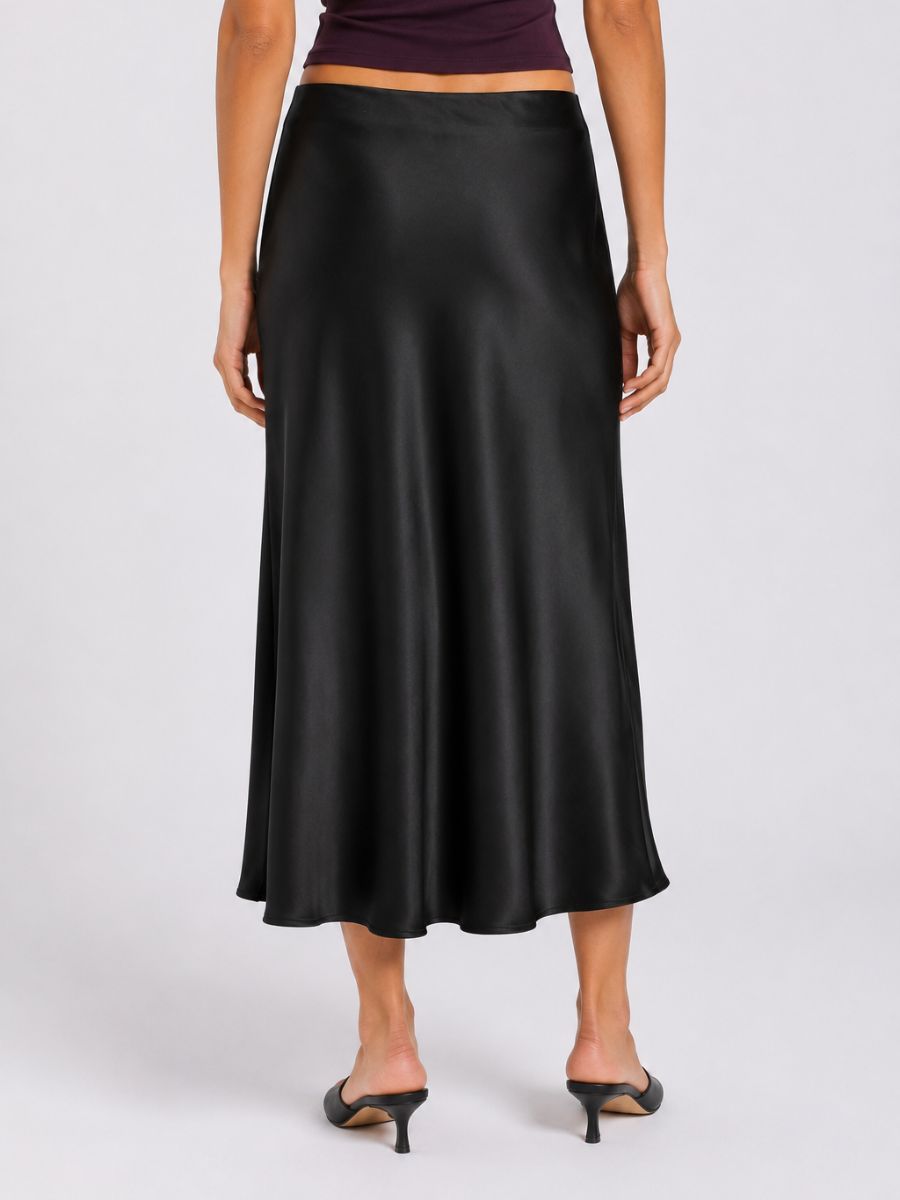 Bailey Satin Maxi Skirt