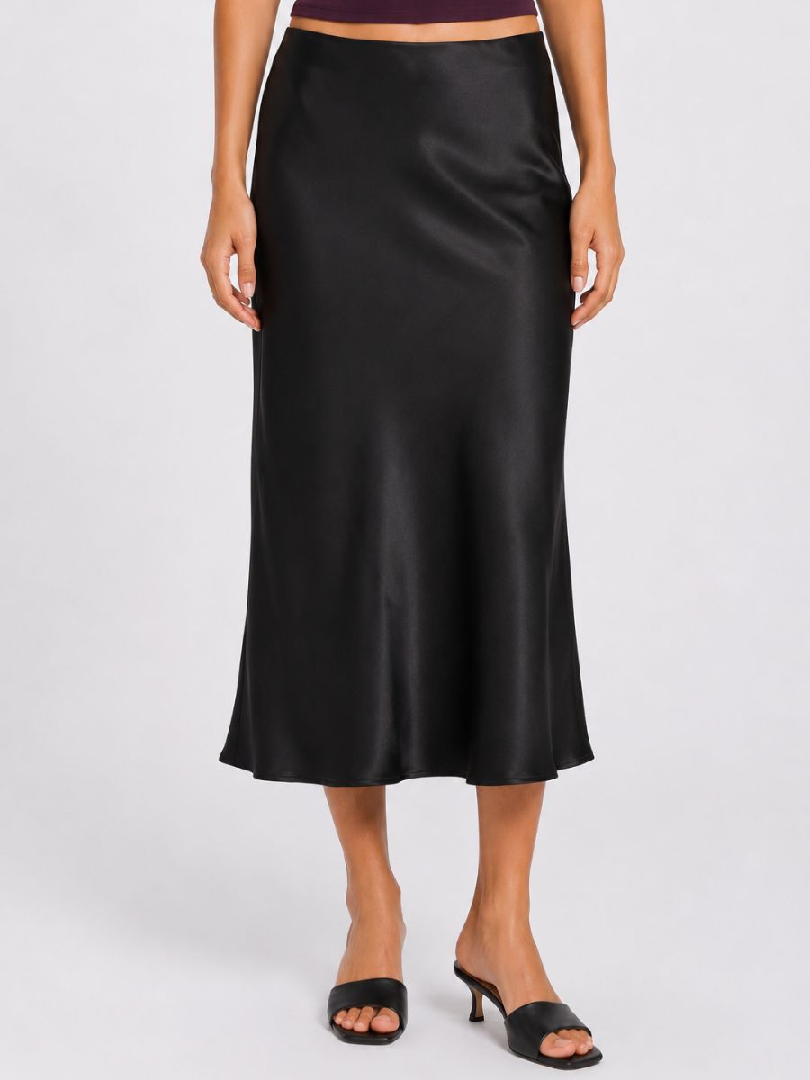 Bailey Satin Maxi Skirt
