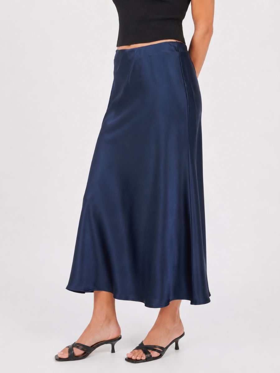 Bailey Satin Maxi Skirt