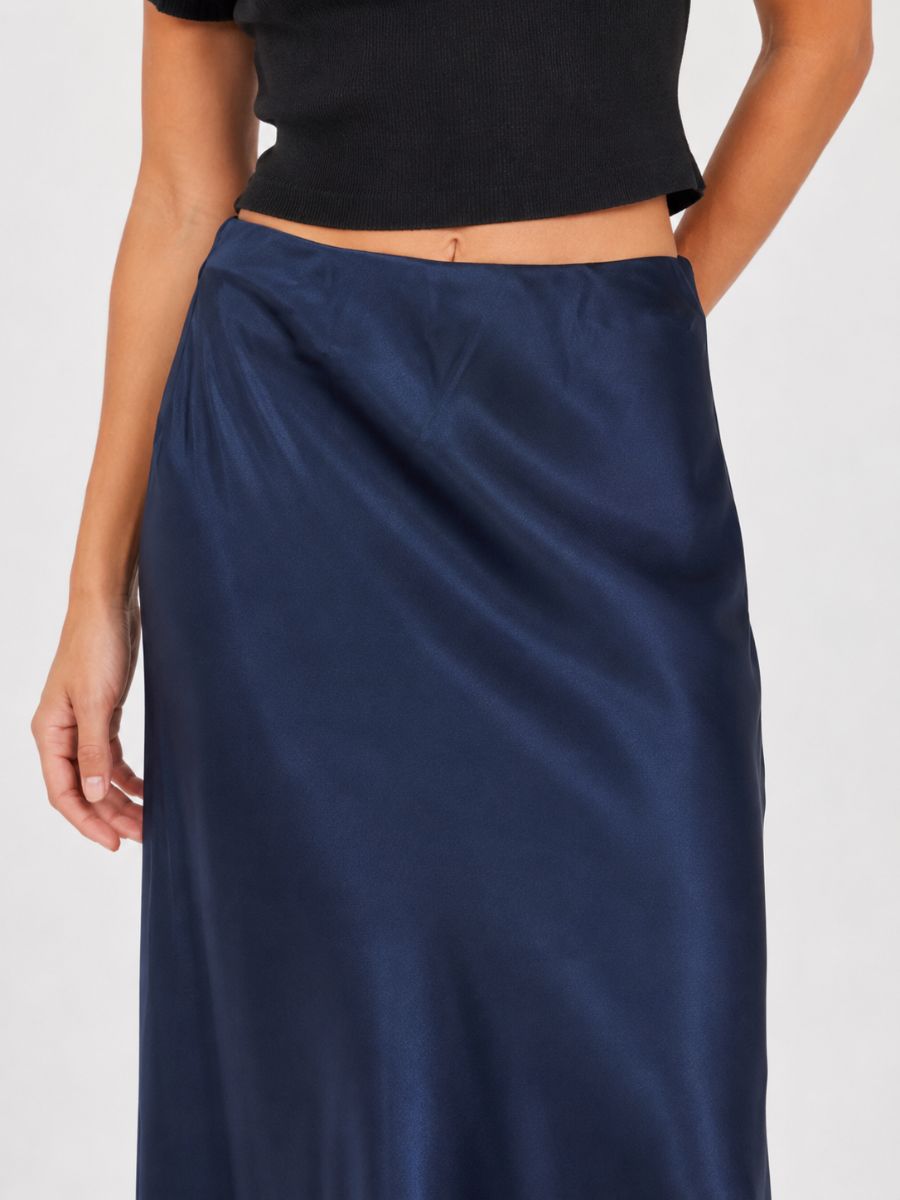 Bailey Satin Maxi Skirt
