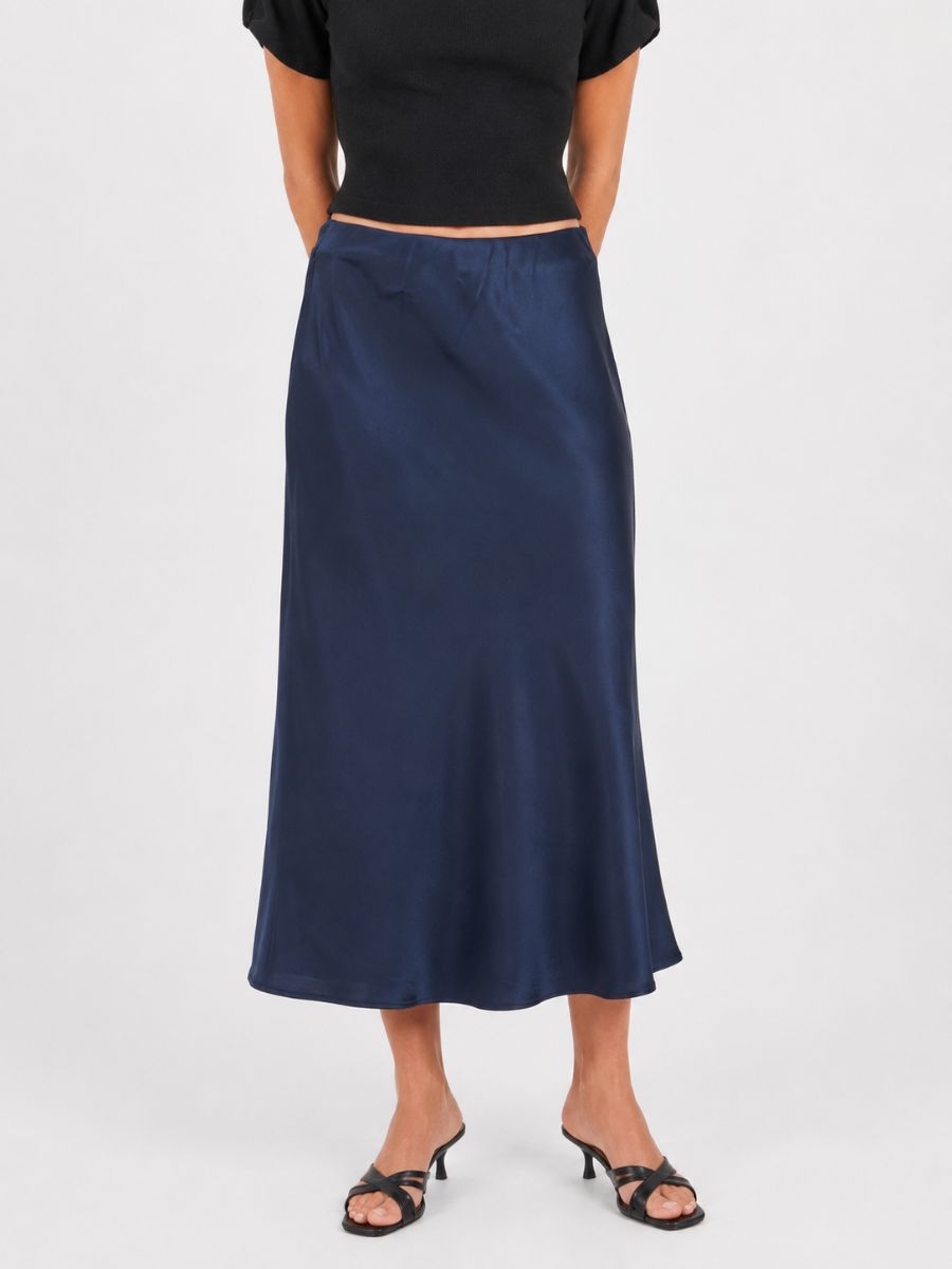 Bailey Satin Maxi Skirt