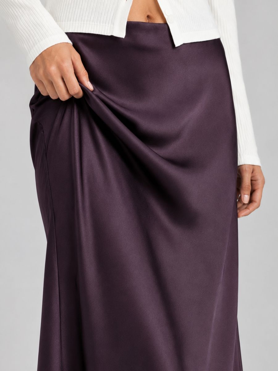 Bailey Satin Maxi Skirt