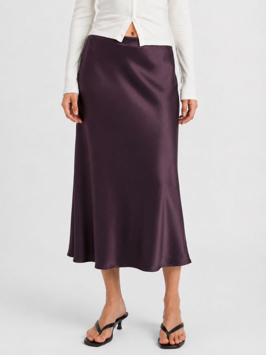 Bailey Satin Maxi Skirt