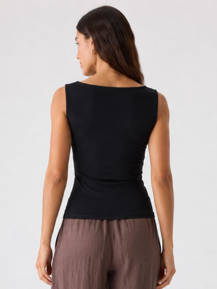 FORM STUDIO Eve Boatneck Sleeveless Top