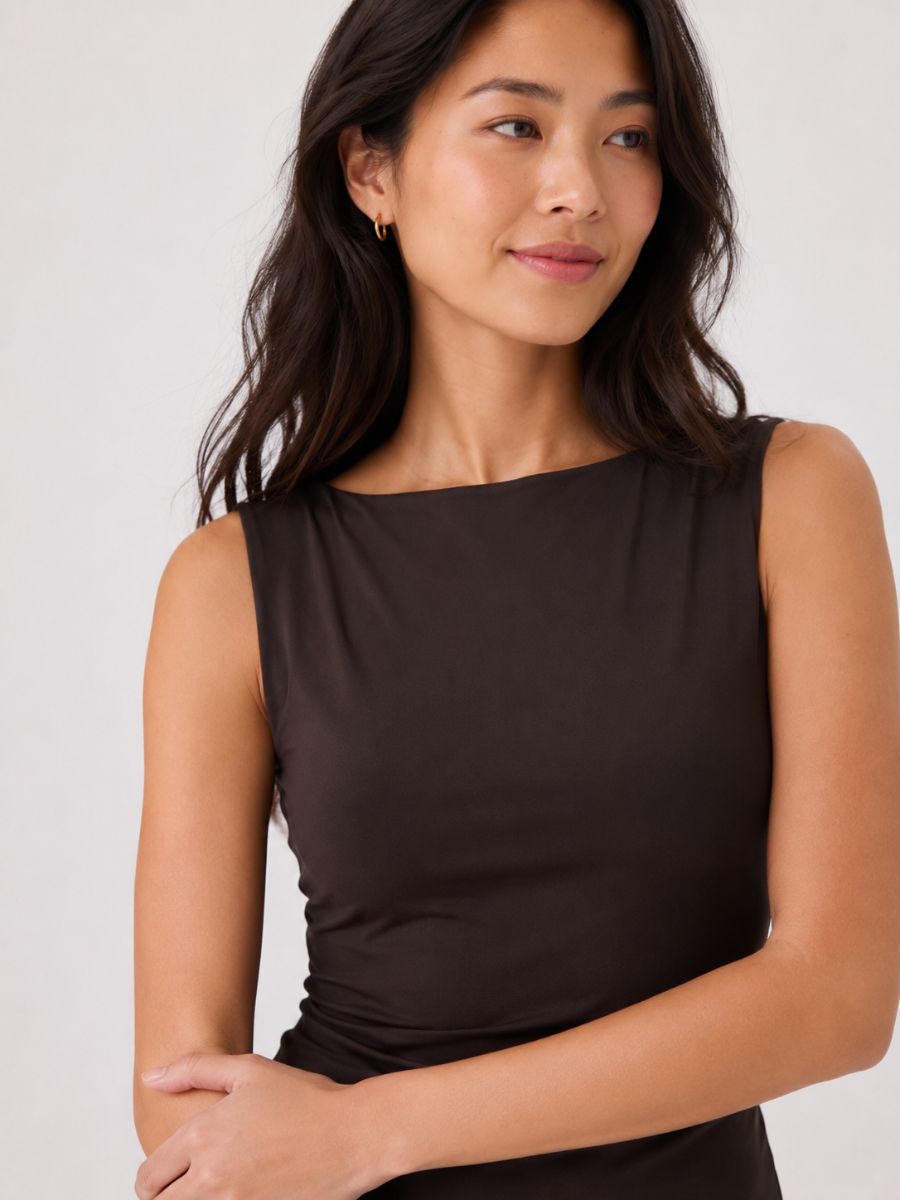 FORM STUDIO Eve Boatneck Sleeveless Top