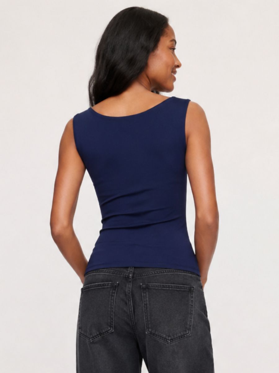 FORM STUDIO Eve Boatneck Sleeveless Top