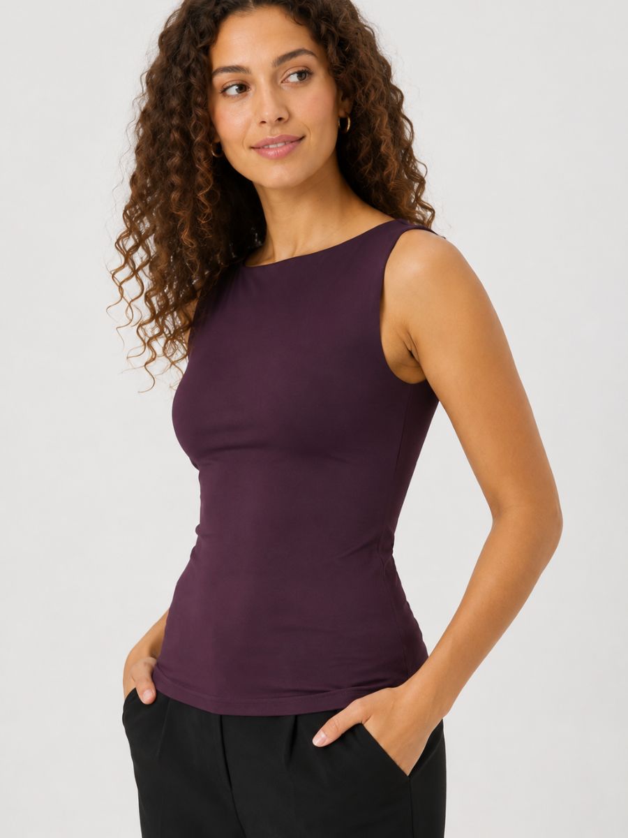 FORM STUDIO Eve Boatneck Sleeveless Top