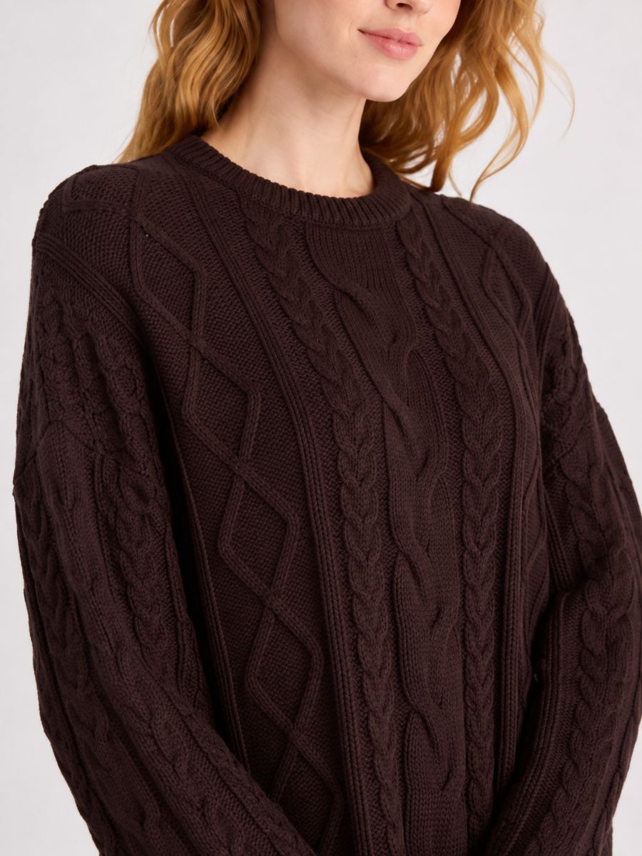 Olivia Cable Sweater Dress