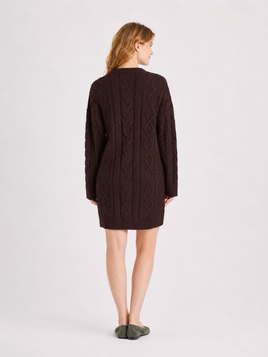 Olivia Cable Sweater Dress