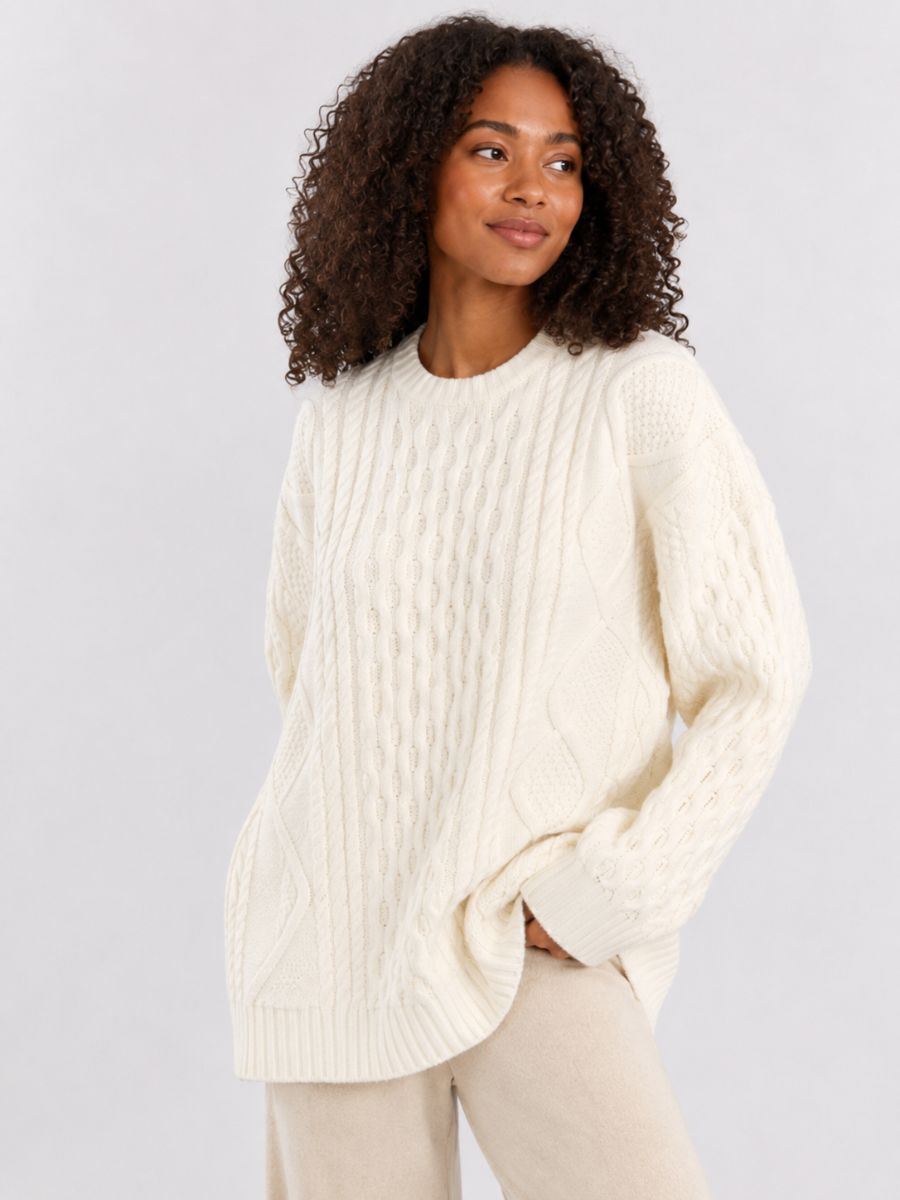 Frances Cable Sweater