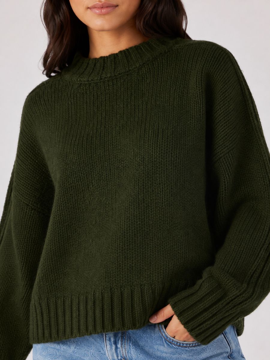 Dyna Mockneck Chunky Sweater