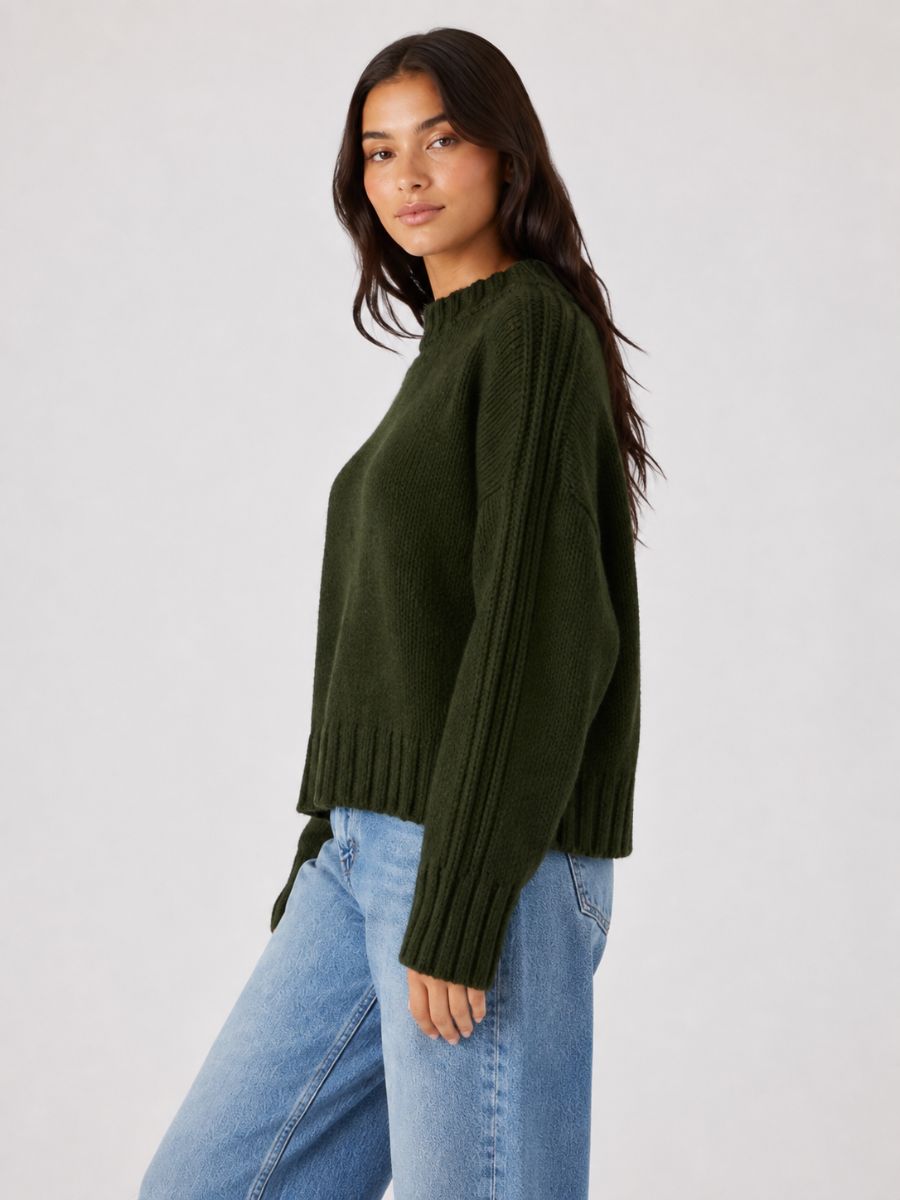 Dyna Mockneck Chunky Sweater