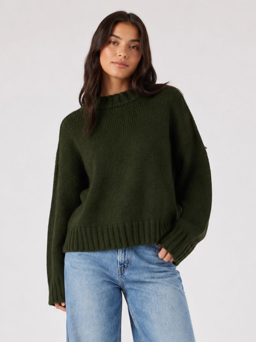 Dyna Mockneck Chunky Sweater
