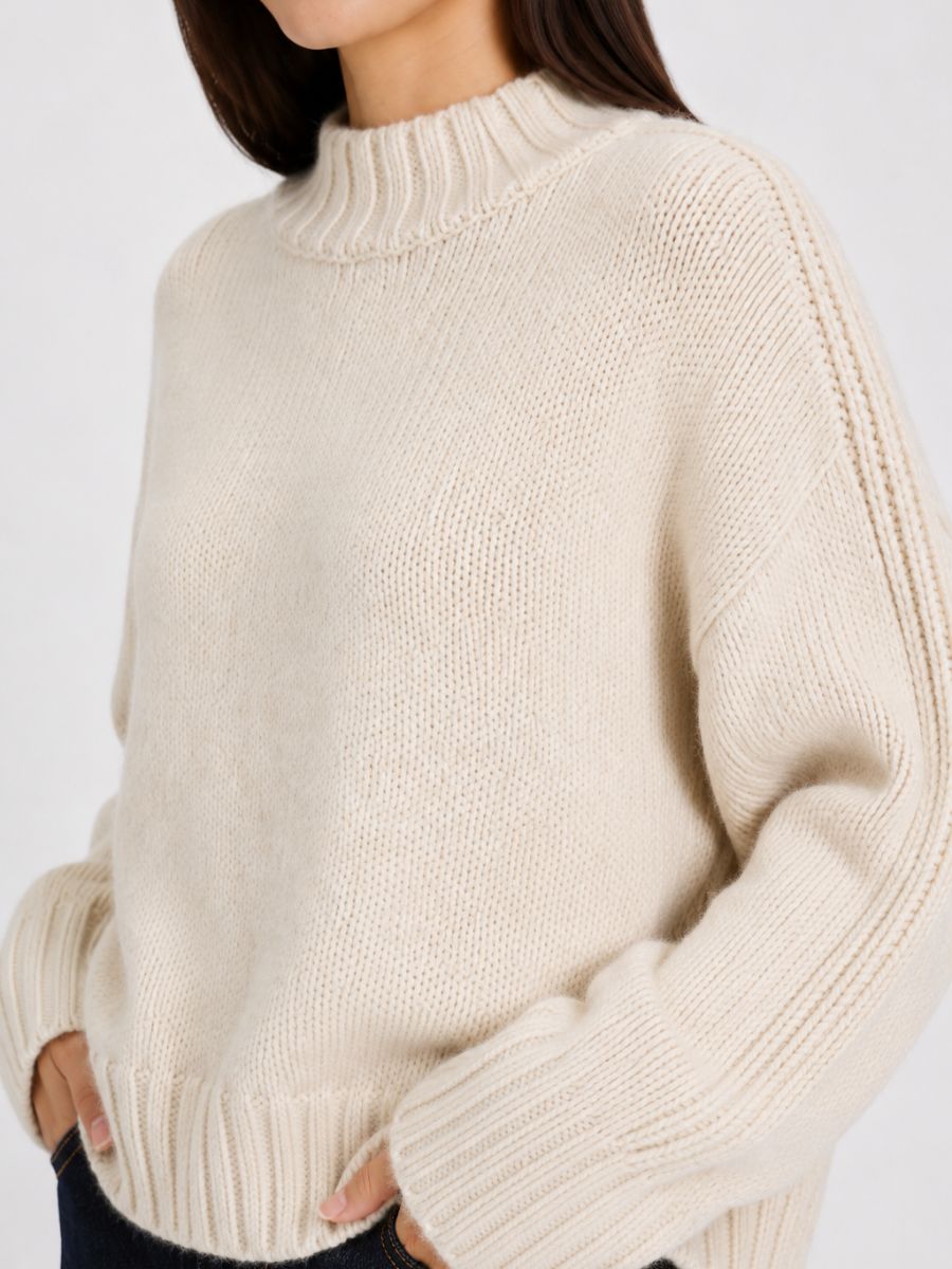 Dyna Mockneck Chunky Sweater