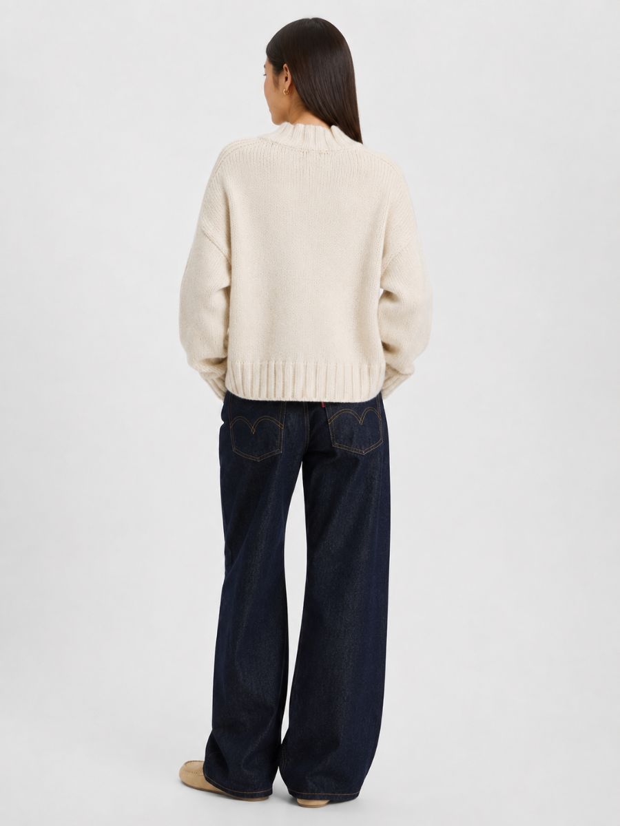 Dyna Mockneck Chunky Sweater