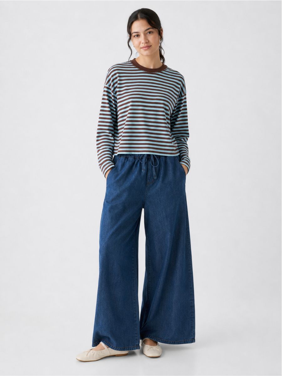 Leon Boxy Stripe Knit Top