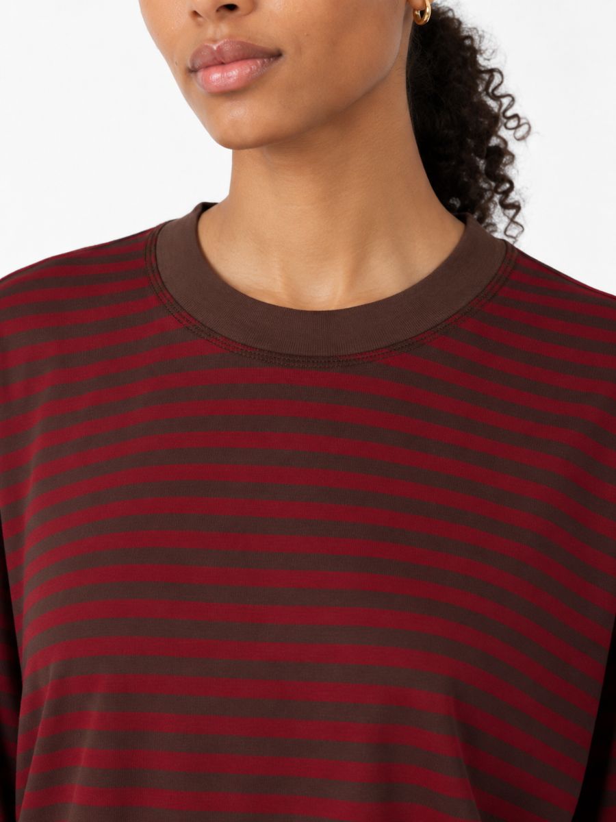 Leon Boxy Stripe Knit Top