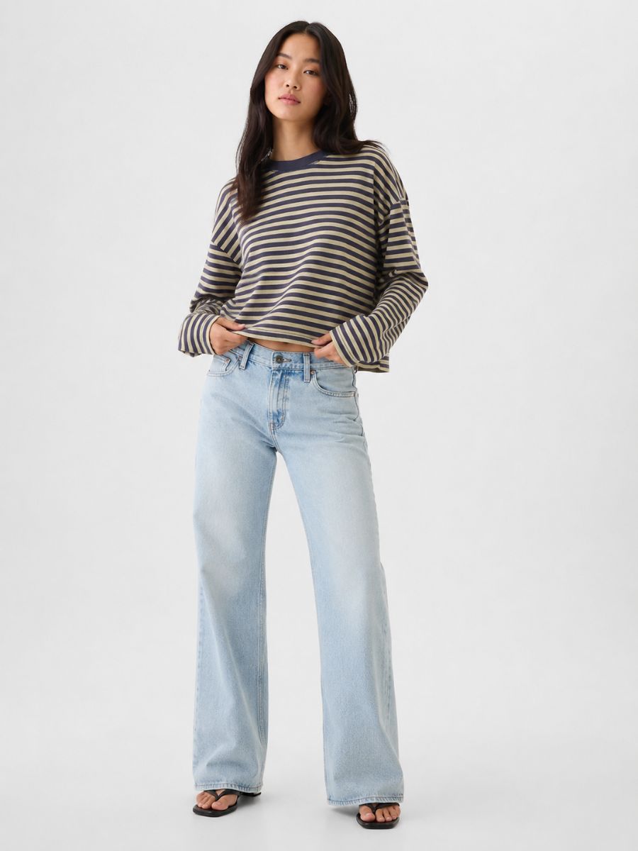 Leon Boxy Stripe Knit Top