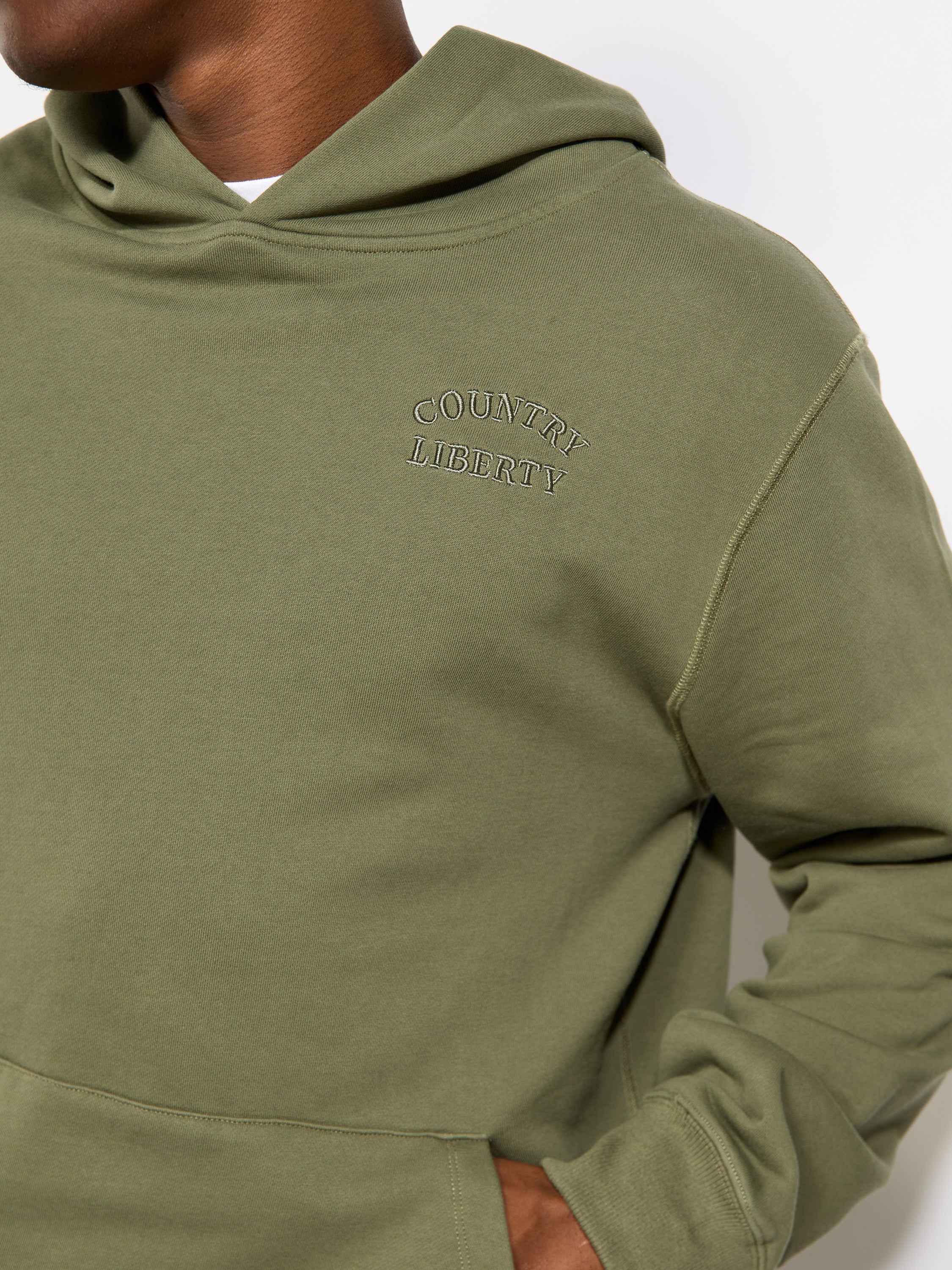 Country Liberty Garment Wash Hoodie