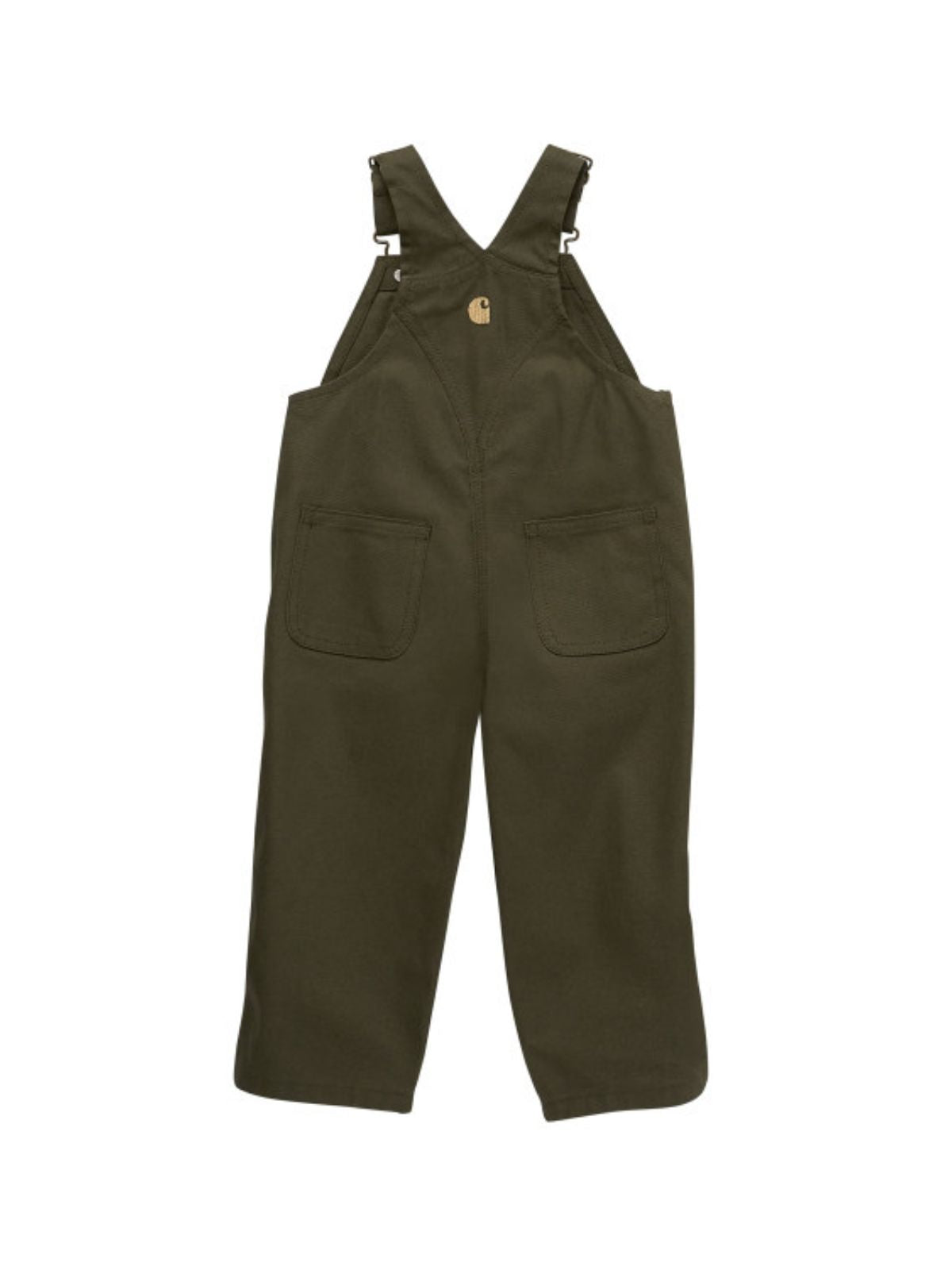 Carhartt Infant Olive Canvas Overalls