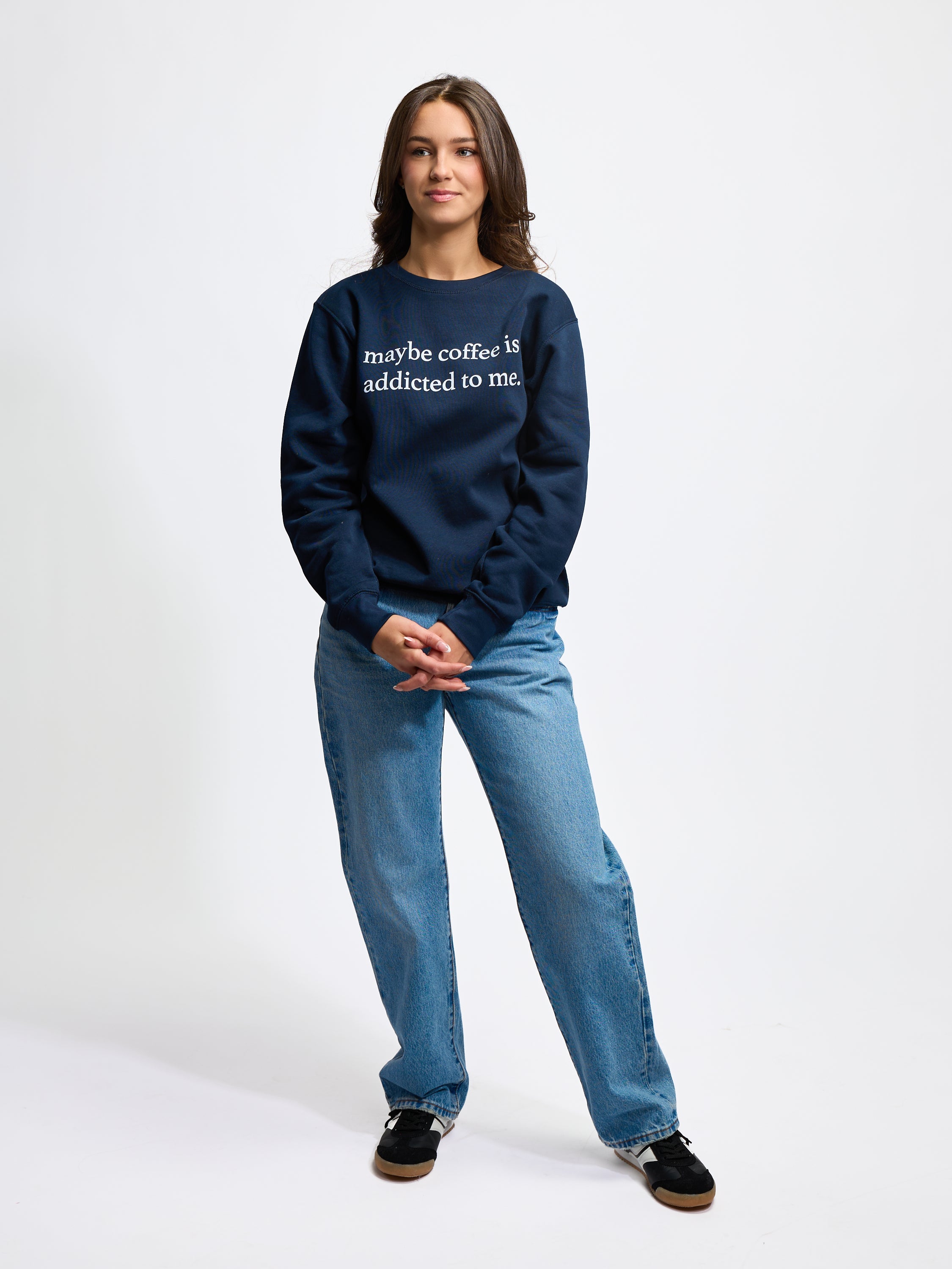 Coffee Addicted to Me Crew Sweatshirt