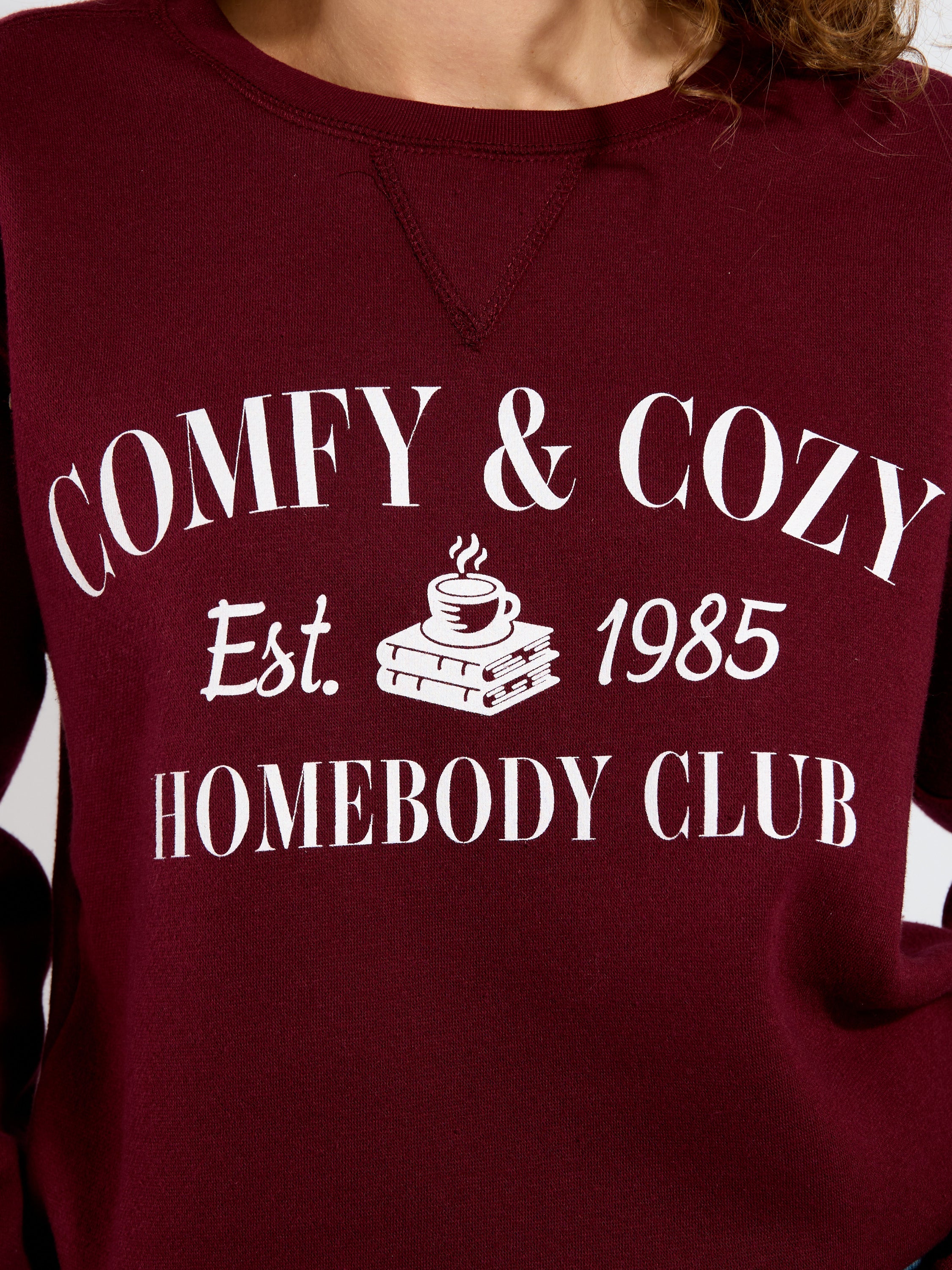 Comfy & Cozy Graphic Crewneck