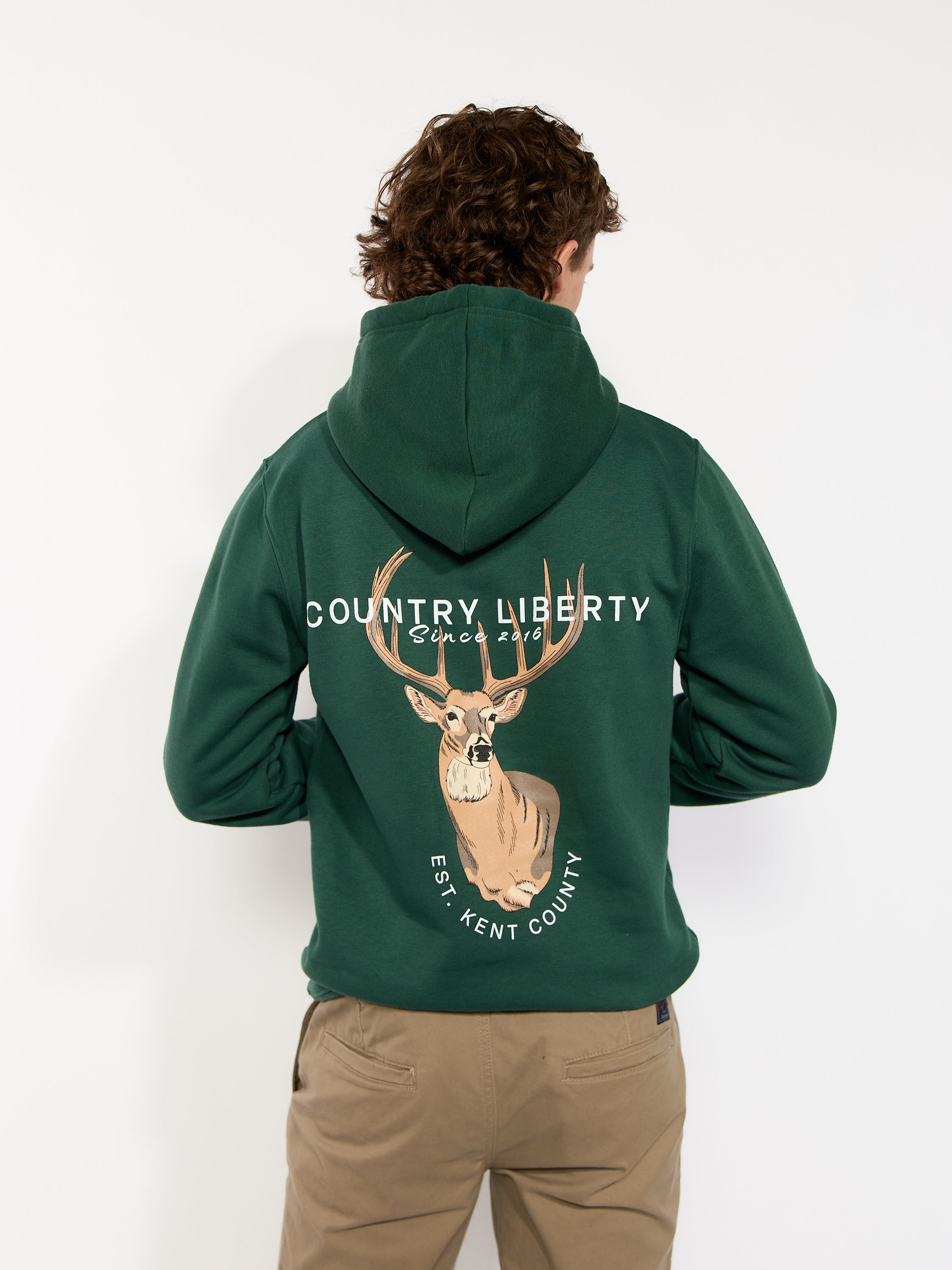 Country Liberty Deer Hoodie