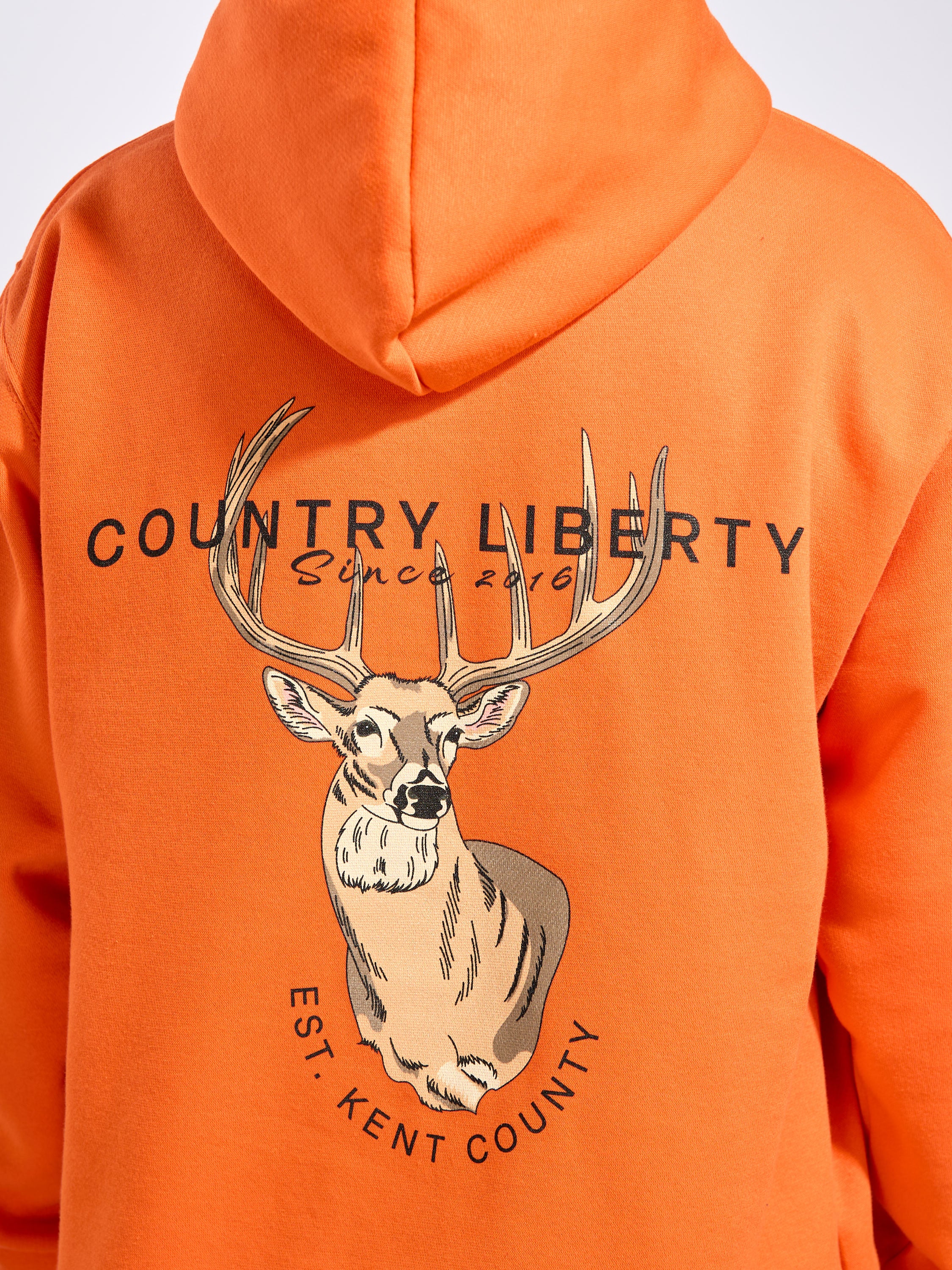 Country Liberty Deer Hoodie