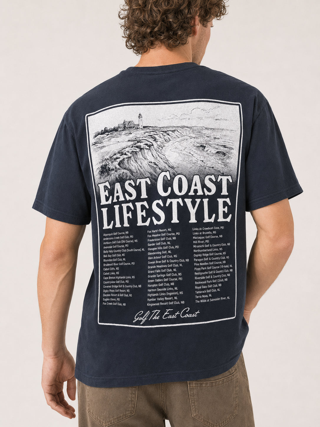 East Coast Lifestyle Course List Tee