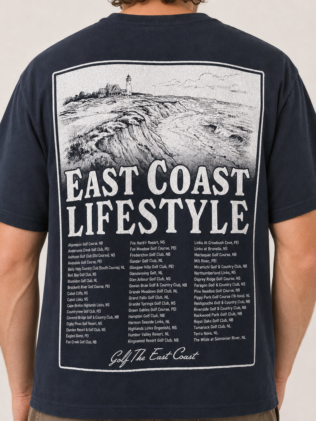 East Coast Lifestyle Course List Tee