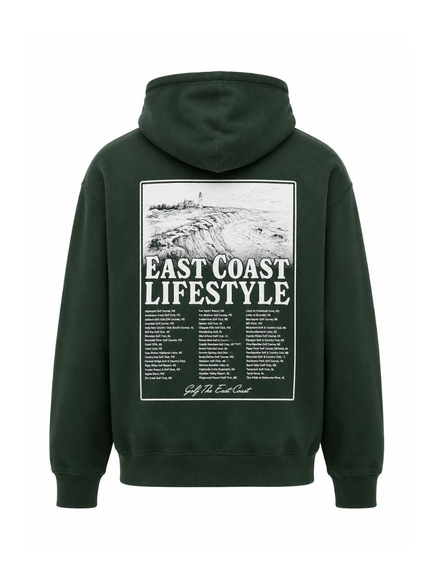 East Coast Lifestyle Course List Hoodie