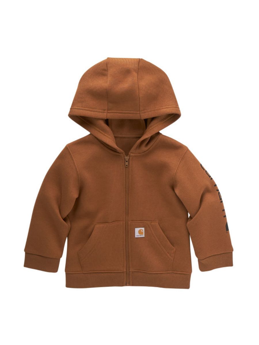 Carhartt Infant Sleeve Logo Full Zip Hoodie