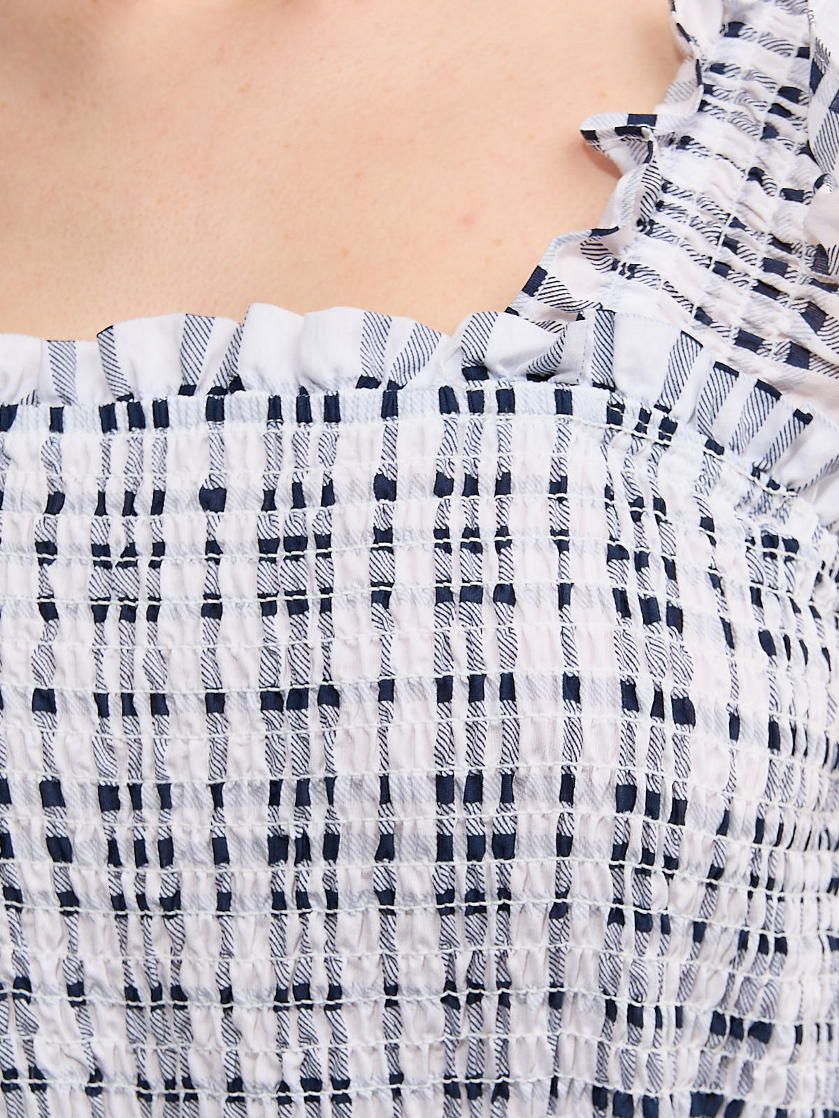 Solene Plaid Midi Dress