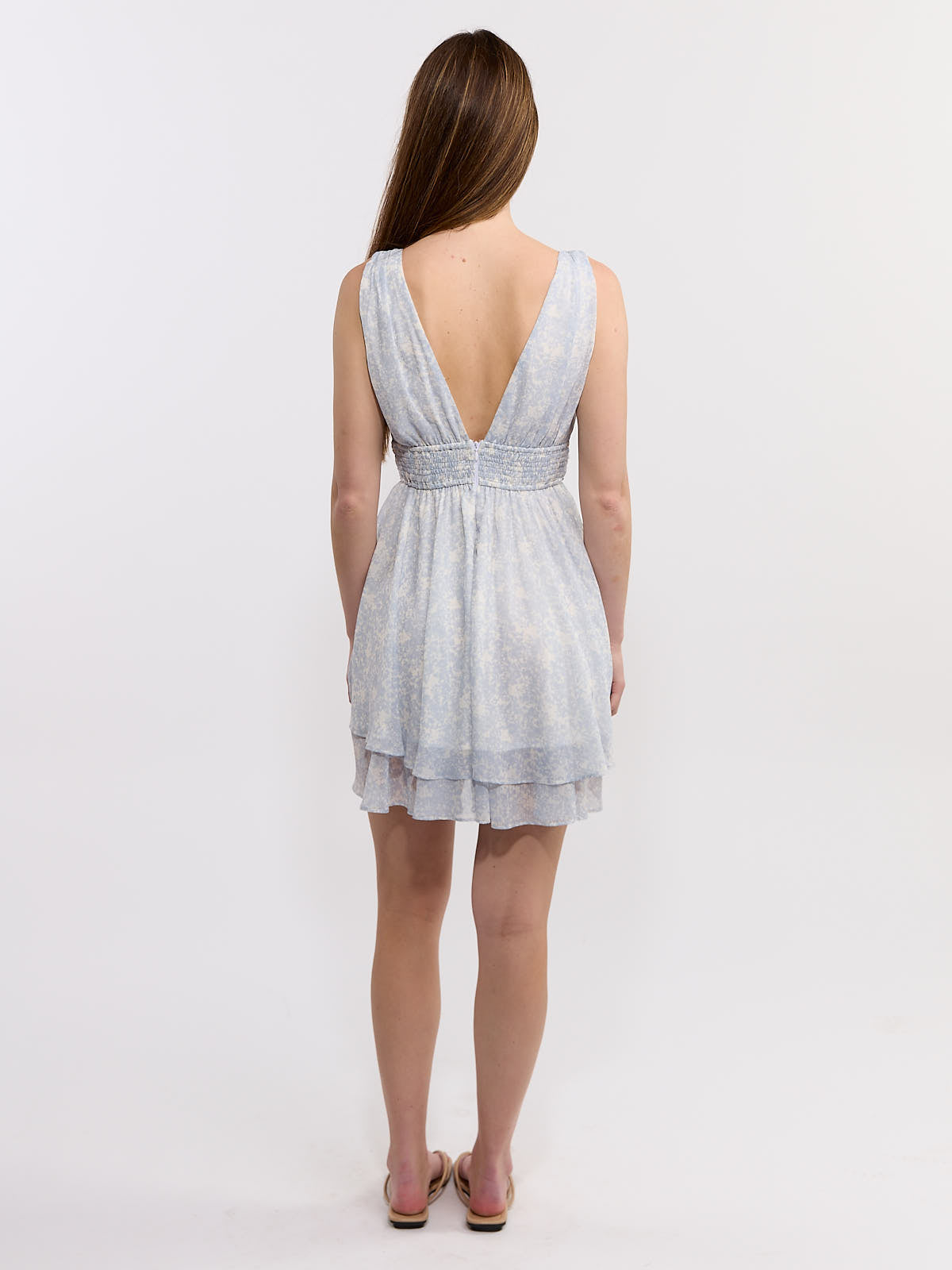 Lois V-Neck Mini Dress