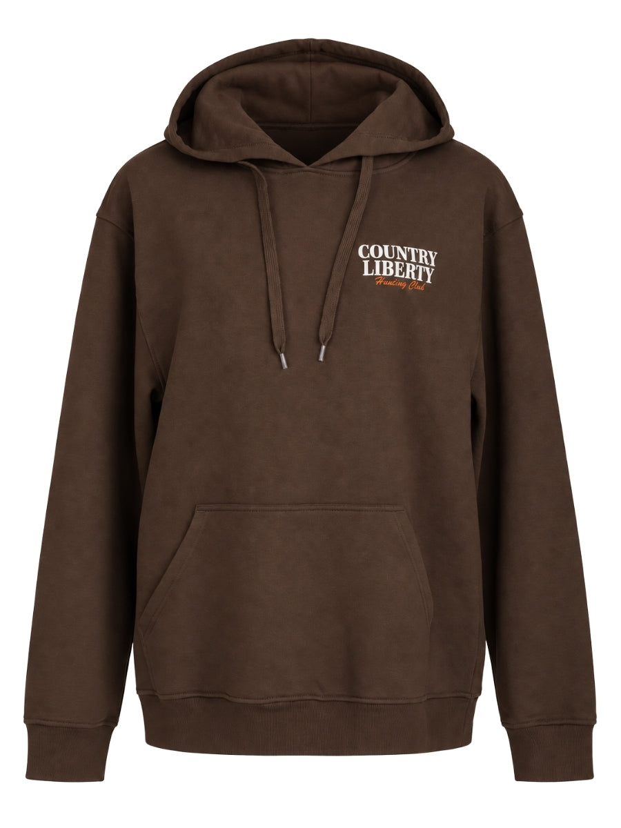 Country Liberty Deer Head Hunting Club Hoodie