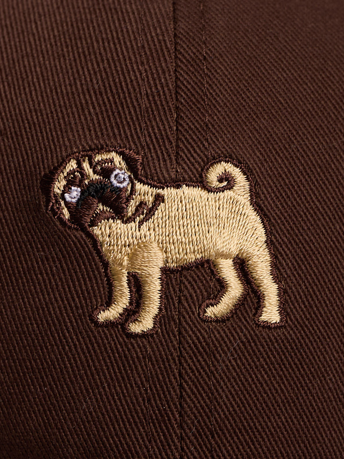47 Chocolate Pug Runner Icon Clean Up Hat