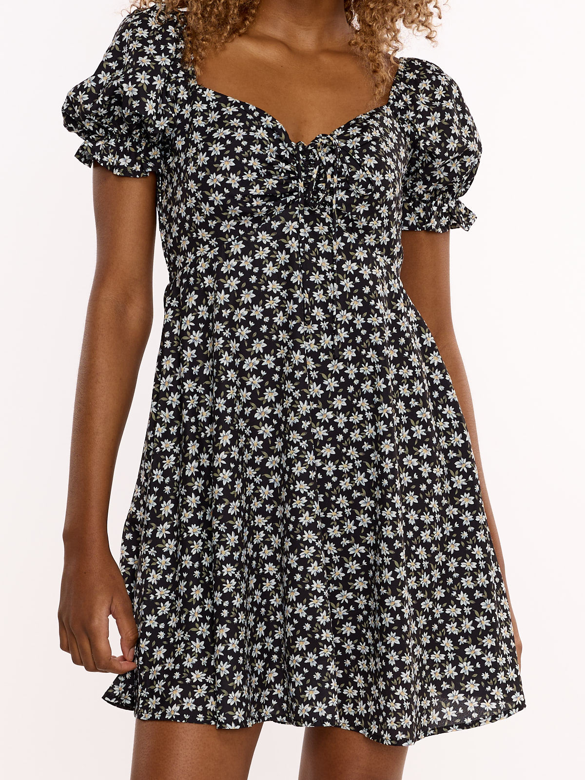 Helena Puff Floral Dress