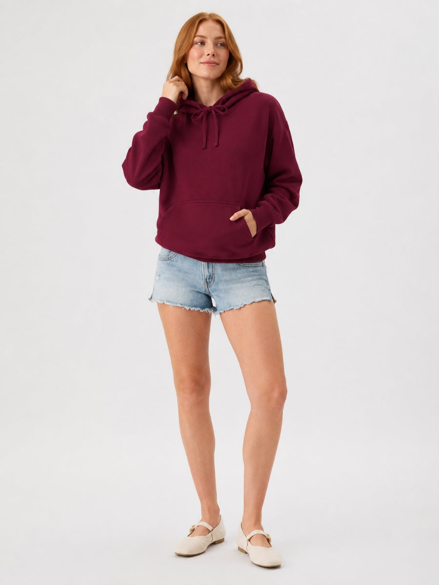 Dog Mom Code Maroon Hoodie