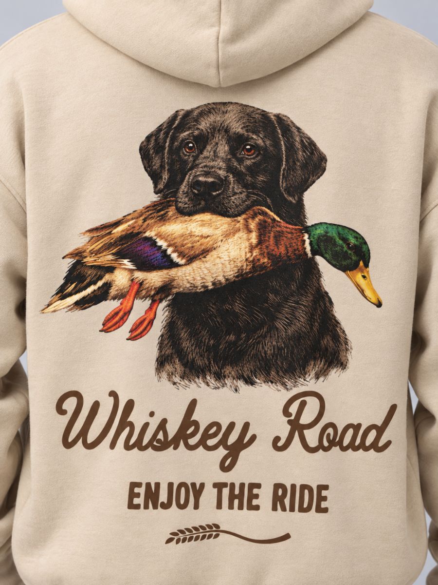 Whiskey Road Dog Duck Hoodie