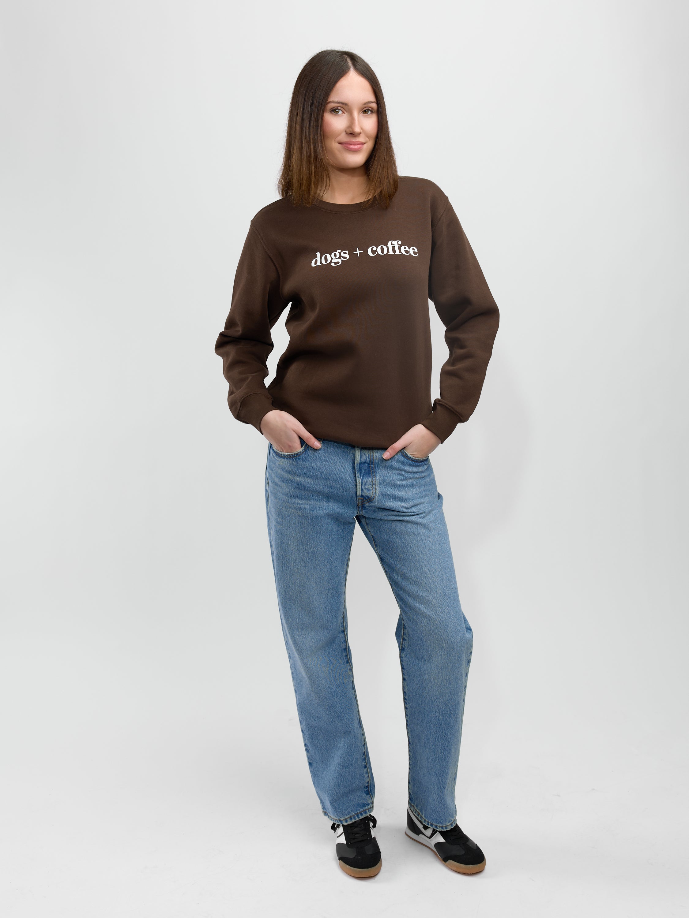 Dogs + Coffee Crew Sweatshirt